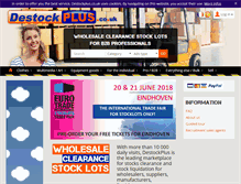 Tablet Screenshot of destockplus.co.uk