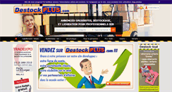 Desktop Screenshot of amisprix.destockplus.com