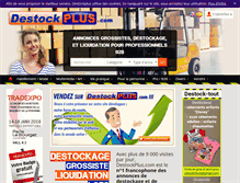Tablet Screenshot of amisprix.destockplus.com